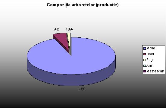 compozitia arboretelor productie